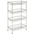 thumbnail image 3 of SAFAVIEH Gaston 4-Tier Chrome Wire Mini Rack Chrome, 3 of 6