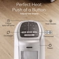 thumbnail image 6 of Lasko 5775 White 1500W 2 Speed, Oscillating, Timer, Thermostat Ceramic Tower Space Heater, 6 of 14