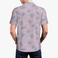 thumbnail image 5 of Rocae Flamingo for Men's Short Sleeve Polo Shirt, Quick Drying Performance Moisture Wicking Sports Men's Golf Shirt, 5 of 9