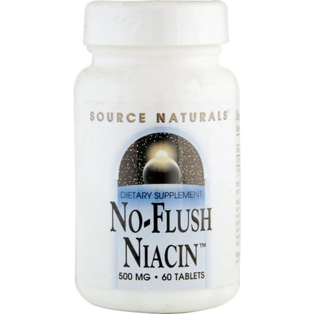 Source Naturals No-Flush Niacin -- 500 Mg - 60 Tablets