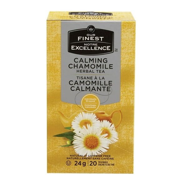 Our Finest Calming Chamomile Herbal Tea, 24 g, 20 tea bags
