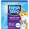 Fresh Step Multi-Cat Extra Strength Clumping Cat Litter with Febreze, 25 lbs