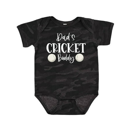 

Inktastic Dad s Cricket Buddy Gift Baby Boy or Baby Girl Bodysuit