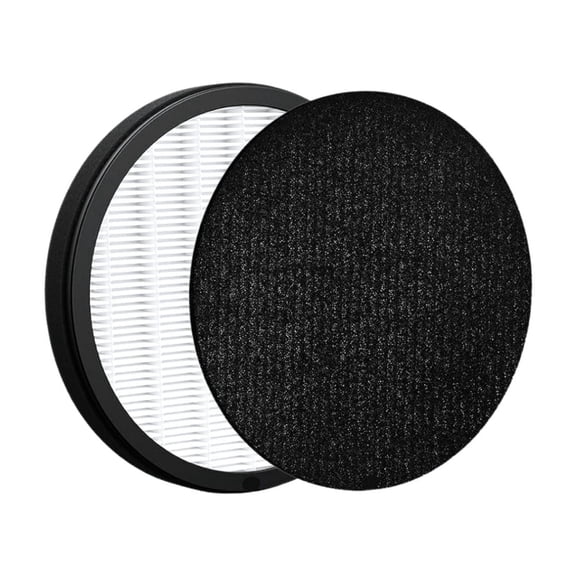 Nispira Replacement Filter Compatible with Pure Enrichment PureZone Halo Air Purifier Model PEAIRDSK, 2-in-1 True HEPA Filters and Activated Carbon Pre-filters, 1 Pack