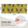 thumbnail image 5 of Highland Cow Sunflower Field Pattern Kitchen Rug Mat,Kitchen Runner Rugs Non Skid Washable,Decorative Kitchen Floor Mats for Kitchen,Sink,Laundry,17"X47", 5 of 5