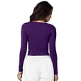 thumbnail image 3 of Adar Underscrubs for Women Multi Color 3 Pack - Long Sleeve Underscrub Comfort Tee, 3 of 6