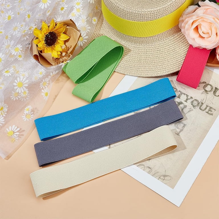 12Pcs Stretchable Hat Band Ribbons 1.4~1.6 Inch Wide Panama  display picture 2