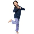 thumbnail image 2 of Fruit of the Loom Girl's Long Sleeve Fleece Pajama Set, 2-Piece, Sizes 4-16, 2 of 8