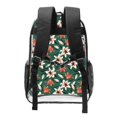thumbnail image 2 of Rocae Lilies Flowers for 16inch Clear Backpack Transparent School Backpack for Women Men, Capacity Clear Bag for College, Travel, 2 of 7