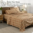 thumbnail image 3 of Bare Home Flannel Sheet Set - 100% Cotton - Deep Pocket - Full, Red Lodge Plaid, 4-Pieces, 3 of 6