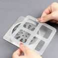 thumbnail image 2 of Visland Disposable Hair Drain Stickers Floor Drain Mesh Stickers Easy Removal Smooth Water Flow Hair Catcher Shower Drain Cover Adhesive Fine Grid Filter for Sinks Bathtubs, 2 of 8