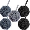 Metene Shower Loofah Sponge 5 Pack, Body Wash Scrubber Exfoliator Loofa, Men Women Bathing Accessorie