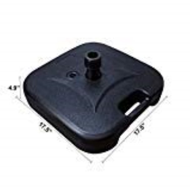 California Patio Free Standing Market Umbrella Base 40 Lb Pound 19 5l Walmart Com Walmart Com