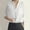 White, variant on tarylea Cotton Linen Tops for Women Turn down Collar Button down Shirts Solid Color Tops Loose Business Casual Tops