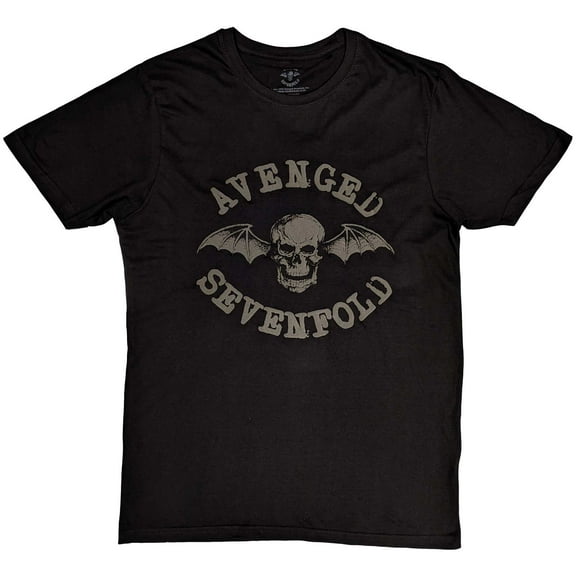 Avenged Sevenfold Unisex T-Shirt Classic Deathbat (Hi-Build) (Small)