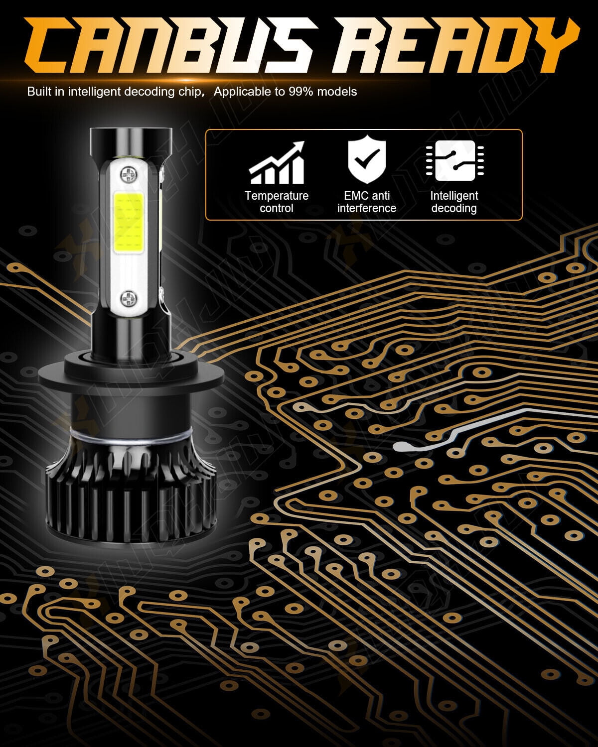 For Subaru Outback 2010-2014 6X LED Headlight High Low Beam Fog Bulbs Combo 6000k White