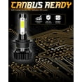 thumbnail image 6 of For Aprilia Scarabeo 200 500 LED Motorcycle Headlight Hi/Lo Beam White Bulbs, 6 of 12