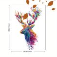 thumbnail image 3 of Qisvanset Water Drop Daffodil Canvas Print 12x16 Inch Office Hallway Art, 3 of 8