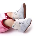 thumbnail image 4 of Siilsaa Baby Water Shoes Baby Socks And Shoes Children's Floor Socks Spring Baby Home Floor Socks Soft Rubber Sole Baby Toddler Shoes Knit Shoes for Girls Grey,0-6 Months, 4 of 5