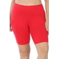 thumbnail image 2 of TheLovely Women & Plus Workout Yoga Running Compression Exercise Biker Shorts with Side Pockets, 2 of 3