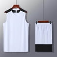 thumbnail image 3 of Shinyii Little Boys Basketball Outfits Athletic Quick Drying Sleeveless Top Shorts Set, 3 of 8