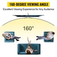 thumbnail image 3 of 80 in. Tripod Projector Screen 16:9 4K HD Projection Screen Wrinkle-Free Height Adjustable Portable Screen with Stand, 3 of 6