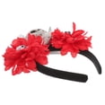 thumbnail image 2 of KAKOWELY Diadema de calavera para Halloween, temática de carnaval, diadema para cosplay, tocado, accesorio, 2 of 5