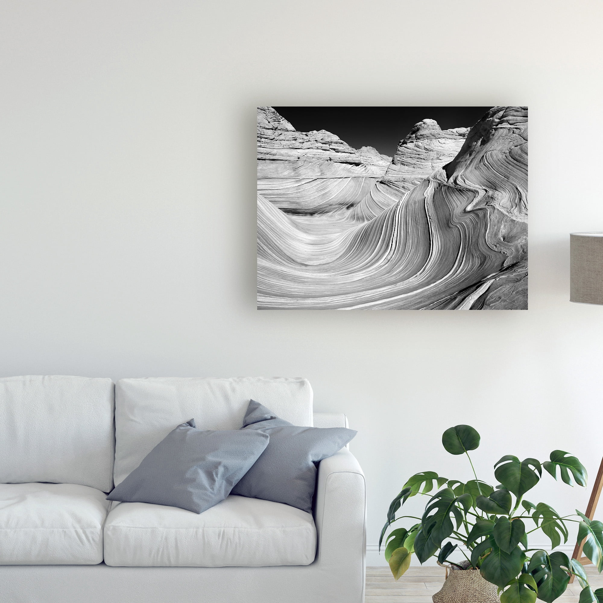 Trademark Fine Art 'Sandstone Sculpture Vermillion Cliffs Wilderness Arizona' Canvas Art by Monte Nagler