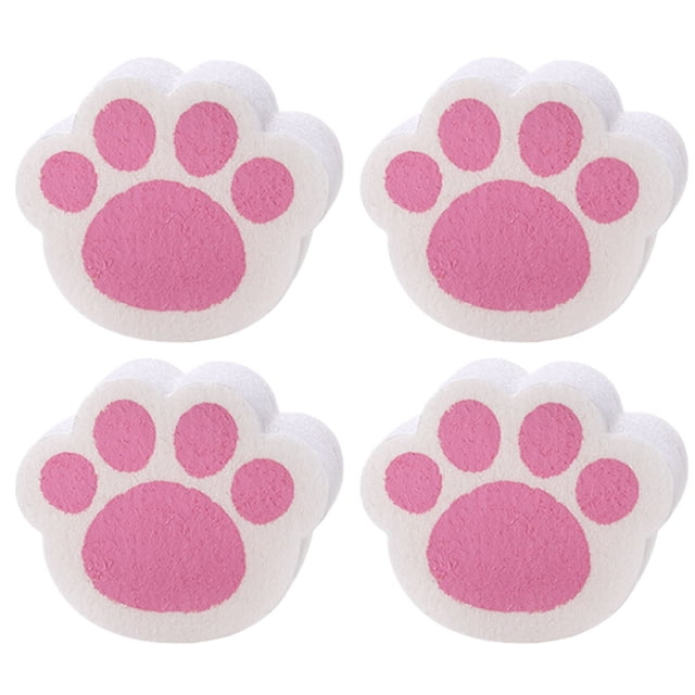 Miangastore Adorable Miroir Éponge Polyester Mousse Acrylique 4 Pcs pour Utilisateurs à Domicile 1.7 Po X 1.5 Po X 0.8 Po
