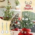 thumbnail image 6 of HomeKingdee Crystal Finial Ornaments for Christmas Tree Decorations, Shatterproof Acrylic Hanging Crystals, Clear Plastic Finial Drop Christmas Ornaments, 6 of 6