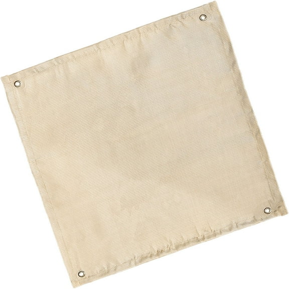 Pretyzoom Fire Blankets Emergency Fireproof Blanket Fiberglass Ivory Camping Accessory 1Pack
