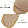 thumbnail image 5 of FRCOLOR 6 Pairs Disposable Travel Slippers Portable Indoor Non Slip Footwear, 5 of 10
