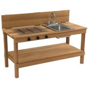 Childcraft 2004416 47.75 x 21.25 x 32.25 in. Outdoor Mud Kitchen & Grill