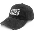 thumbnail image 2 of My Drinking Crew HAS A SXS Problem Hat for Men Dad Hat Vintage Cap, 2 of 7