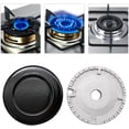 thumbnail image 5 of Juego de gorros para cocina, 8 Uds., tapa para estufa, horno mejorado, quemador de Gas, tapa de llama de corona, tapa de llama para quemador de Gas, se adapta a la mayoría de los quemadores, 5 of 5