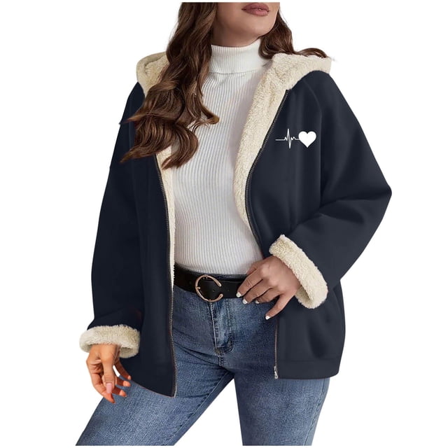 Veste Décontractée à Fermeture Éclair pour Femmes, Manches Longues, Capuche, Poches, Mode