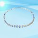 thumbnail image 3 of 1PC Fashion Crystal Necklace Creative Clavicle Chain Necklace Neck Decoration Jewelry for Women Ladies Girls (Style A), 3 of 4
