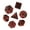 Red Stripe w/Black Numbers, variant on Cusdie 7Pcs/set Wooden DND Dice D&D Wood Dice D4 D6 D8 D10 D% D12 D20 Polyhedral Games Dice Set for Table Games MTG RPG