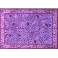 thumbnail image 1 of Ahgly Company Indoor Rectangle Animal Purple Traditional Area Rugs, 7' x 10', 1 of 4
