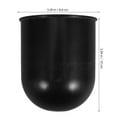 thumbnail image 2 of Raindrops 2 Pcs Cuvette de Toilette Gobelet ABS Noir Pièces de Toilette pour Hôtels Rangement Multifonction, 2 of 8
