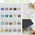 thumbnail image 4 of 10 Tapones Antipolvo para Móviles Tipo C con Colgantes de Mariposa de Cristal y Diamantes de Imitación, Tapones Antipolvo de Plástico PVC para Puertos USB-C, Protectores con Colgantes, 4 of 7