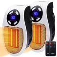 thumbnail image 1 of Enchufe de pared remoto Space Heater GiveBest, eléctrico, 450 W, paquete de 2, 1 of 7