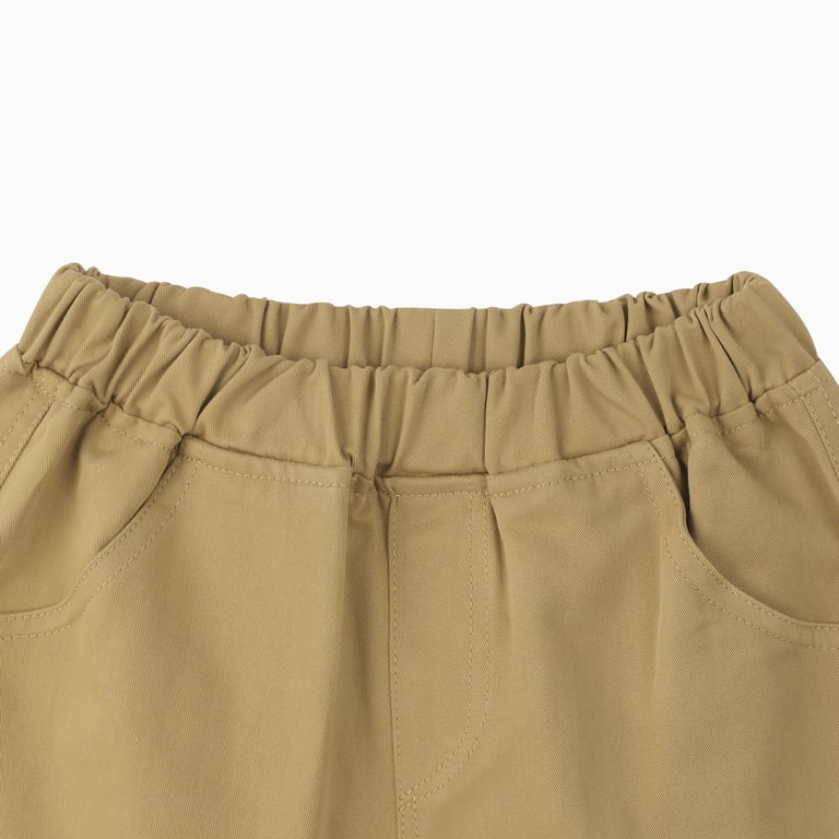 PatPat Boys Cargo Pants with Pockets Cotton Blend photo 6