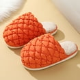 thumbnail image 4 of Vedolay Slippers for Women Warm Knit Bootie Slippers Comfy Boots House Shoes Red,41, 4 of 4