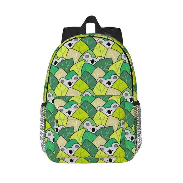 Easygdp Cartoon Koala Bear and Leaf Mochila Ligera de 15 Pulgadas para Estudiantes, Mochila Cómoda para la Escuela y Viajes, Correas Ajustables