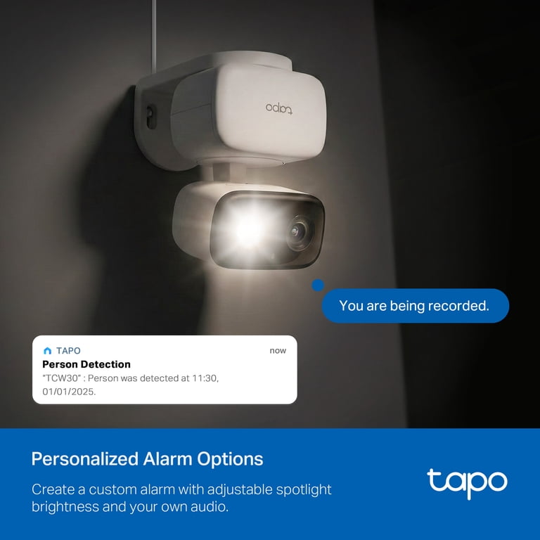TP-Link Tapo TCW30 Indoor/Outdoor HD Security Camera with Pan/Tilt