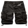 thumbnail image 3 of Shorts Cargo à Fermeture Éclair pour Hommes avec Poches, 3 of 4