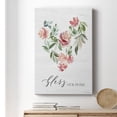 thumbnail image 6 of Paradise Floral Heart Premium Gallery Wrapped Canvas - Ready to Hang, 6 of 9