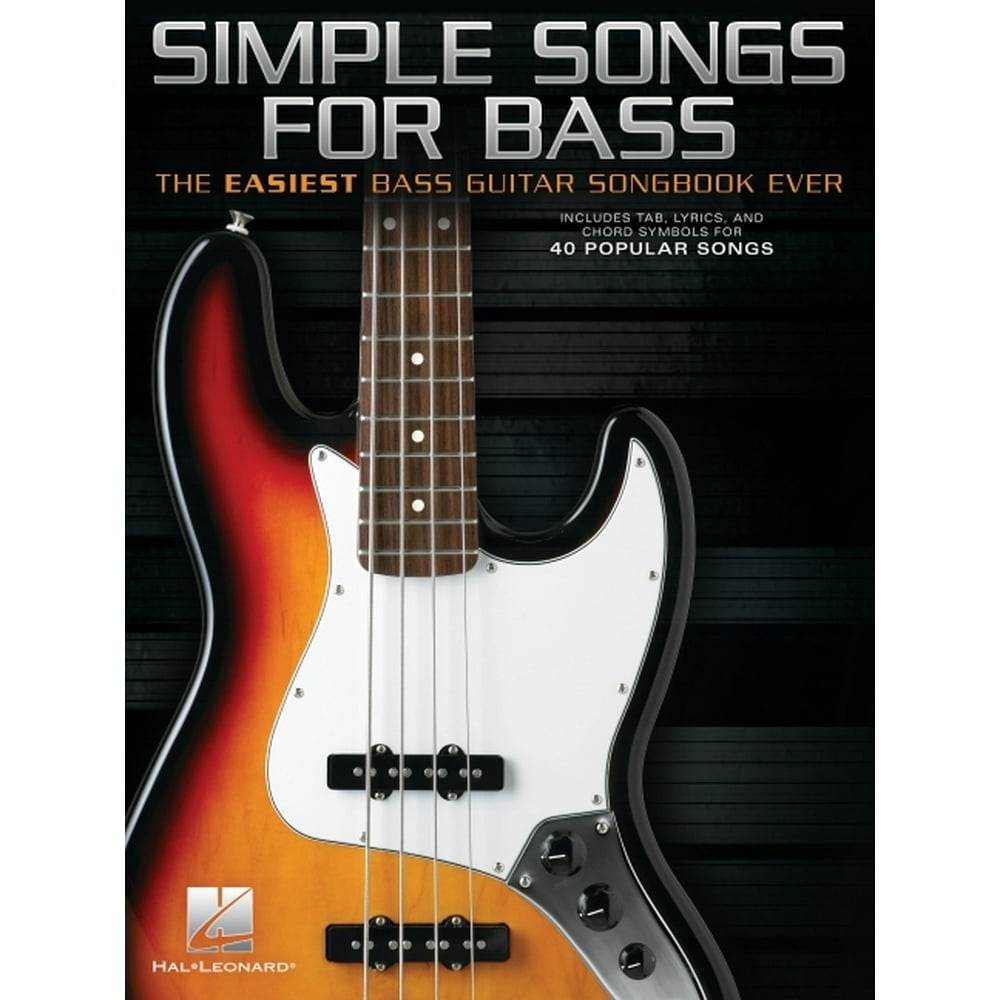 Simple Songs for Bass: The Easiest Bass Guitar Songbook Ever (Paperback ...