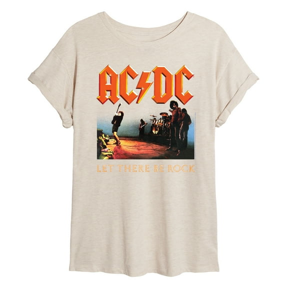 ACDC - Let There Be Rock - Juniors Muscle T-Shirt